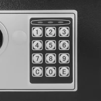 Rebel RB-7000 Elektronický trezor s PIN kódom a núdzovými kľúčmi, čierny