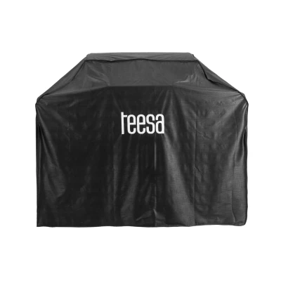 Teesa TSA0251-C Ochranná plachta na záhradný gril, čierna