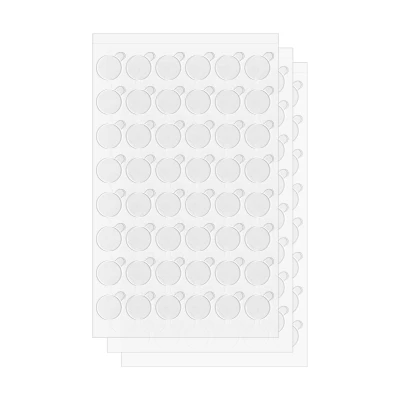 Rebel NAR0491 Oboustranná samolepicí kolečka 10 mm, 144 ks, transparentní