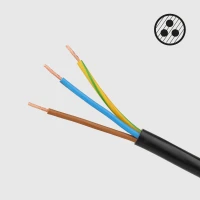 Rebel URZ3197-1,5 Prodlužovací kabel s vypínačem, 3 zásuvky FR, 1,5 m, černý