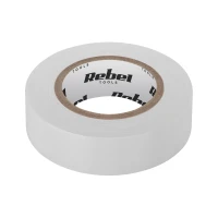 Rebel NAR0437 Izolační PVC lepicí páska 19 mm x 18 m, bílá