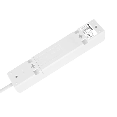 Rebel URZ3520-2-B Predlžovací kábel s vypínačom, 4 zásuvky, 2 m, biely