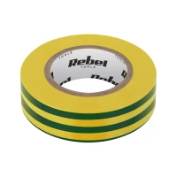 Rebel NAR0436 Izolační PVC lepicí páska 19 mm x 18 m, žluto-zelená