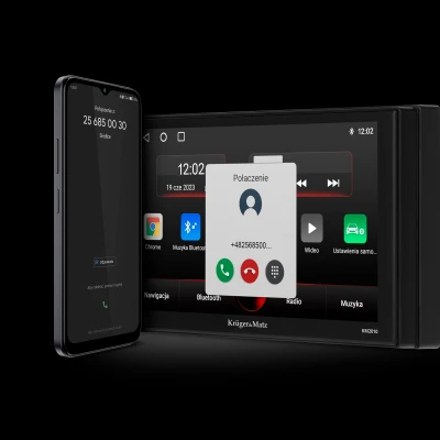 Kruger&Matz KM2010.1 Autorádio 2DIN s CarPlay/Android Auto