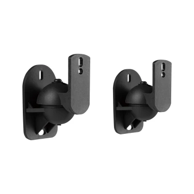 Cabletech UCH0113 Nástěnný držák na reproduktory, nosnost 3,5 kg, 2 ks, černý