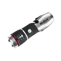 Rebel URZ0919 Multifunkční LED svítilna s nářadím 8 v 1, černo-stříbrná