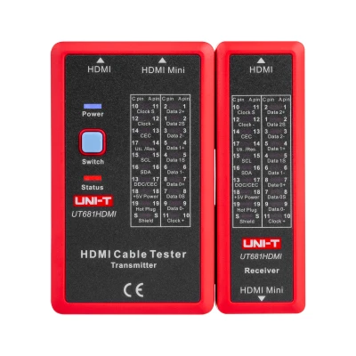 Uni-t MIE0413 Tester HDMI kabelů, dva režimy testování, UT681HDMI