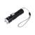 Rebel URZ0914 Hliníková LED svítilna 3W, 120 lm, ZOOM, USB, černá