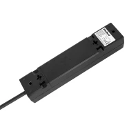 Rebel URZ3060-1.5 Prodlužovací kabel, 4 zásuvky, bez vypínače, 1,5 m, černý