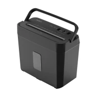 Rebel URZ1030 Skartovačka dokumentů P-4 (4 x 32 mm), 4 listy, 8 l, černá