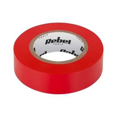 Rebel NAR0425 Izolační PVC lepicí páska 19 mm x 9 m, červená