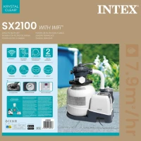 INTEX 26656 Písková filtrace Krystal Clear 7900 l/h