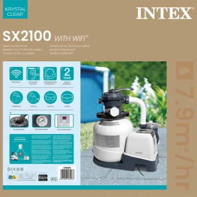 INTEX 26656 Písková filtrace Krystal Clear 7900 l/h