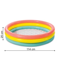 INTEX 57412NP Nafukovací dětský bazén 114 x 25 cm