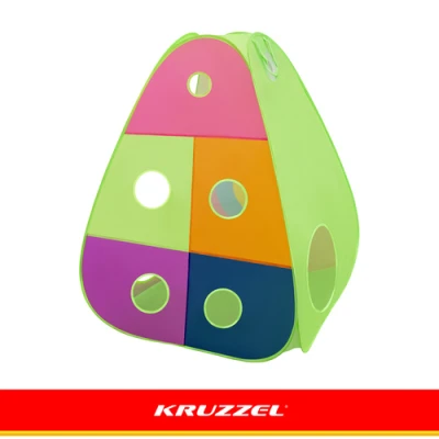 KRUZZEL 27684 Dětský stan 5 v 1 s tunely
