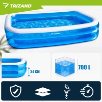 Trizand 27794 Nafukovací bazén 262×175×50 cm