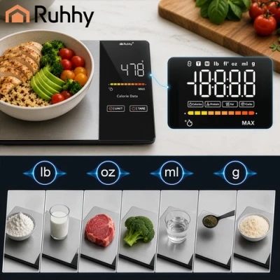 Ruhhy 24632 Kuchyňská váha s Bluetooth 5 kg