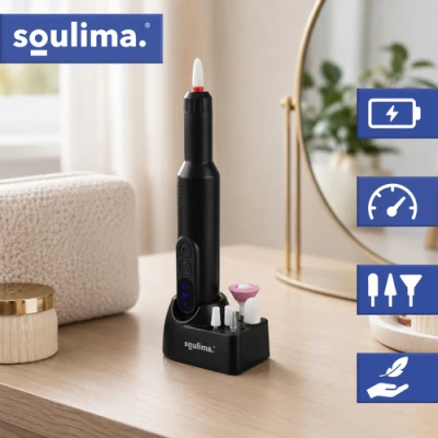 Soulima 27229 Bruska na nehty s nástavci