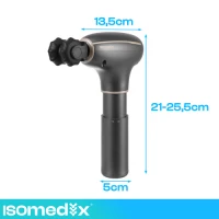 Isomedix 27308 Masážna pištoľ s nástavcami