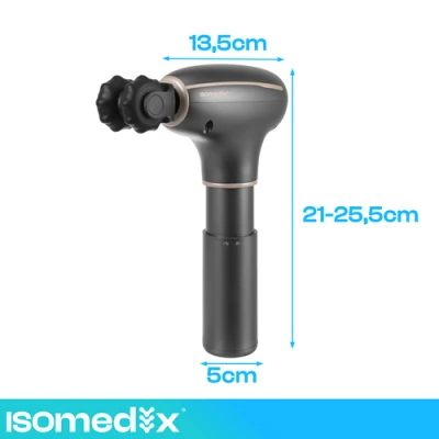 Isomedix 27308 Masážna pištoľ s nástavcami