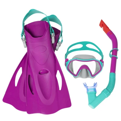 Bestway 25046 Set na potápění - maska, šnorchl a ploutve 37-41, fialový