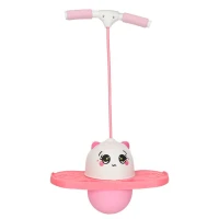 KIK KX2631 Skákadlo pro děti Pogo Jumper, bílo-růžové