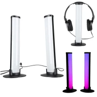 KIK KX2644 Herné stolné lampy s RGB LED a diaľkovým ovládaním, 2 ks
