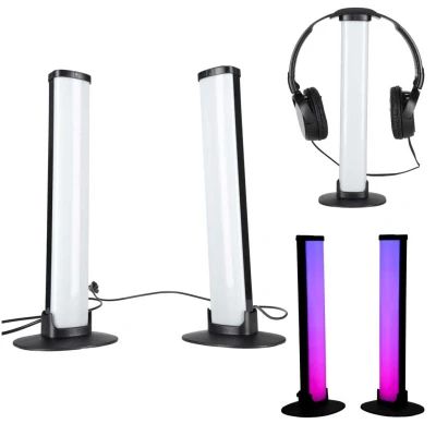 KIK KX2644 Herné stolné lampy s RGB LED a diaľkovým ovládaním, 2 ks