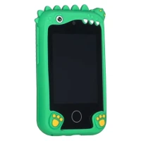 KIK KX2715 Detský smartfón s fotoaparátom, hrami a MP3, 8 GB, dinosaurus, zelený