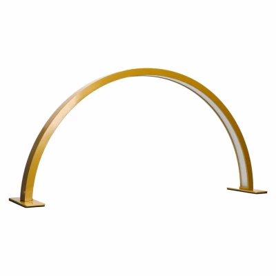 KIK KX2643 Kosmetická LED bezstínová stolní lampa na manikůru - oblouk, zlatá