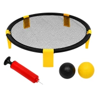 KIK KX2758 Roundnet hra na smeč se 2 míčky, pumpička, 90 cm