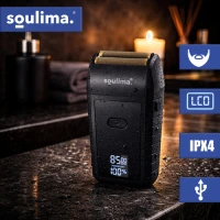 Soulima 27677 Holicí strojek na vousy s LED displejem