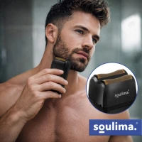 Soulima 27677 Holicí strojek na vousy s LED displejem