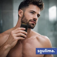 Soulima 27677 Holicí strojek na vousy s LED displejem