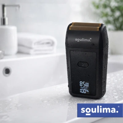 Soulima 27677 Holicí strojek na vousy s LED displejem