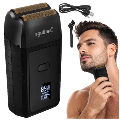 Soulima 27677 Holicí strojek na vousy s LED displejem