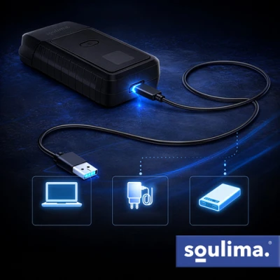 Soulima 27677 Holicí strojek na vousy s LED displejem
