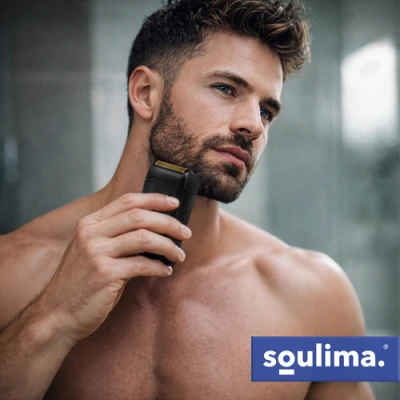 Soulima 27677 Holicí strojek na vousy s LED displejem