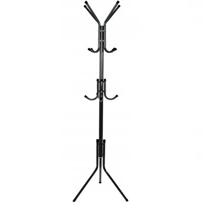 Ruhhy 26362 Stojanový věšák 175 x 42 cm černý