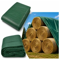RealG RC-K-2100 Ochranná netkaná textilie na stohy slámy/sena 9,8×12,5 m 120 g/m², zelená