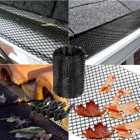 RealG RC-K-2097 Sieťka na odkvapy proti listiu a nečistotám 15 cm x 6 m + spony