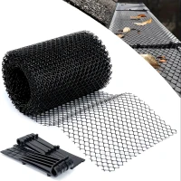 RealG RC-K-2097 Sieťka na odkvapy proti listiu a nečistotám 15 cm x 6 m + spony