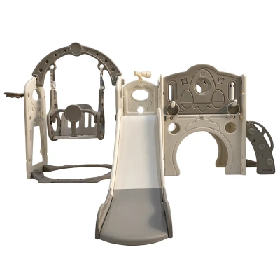 RealG RC-K-2365 Dětské multifunkční hřiště 5 v 1, šedá