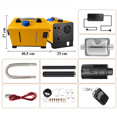 RealG RC-K-2481 Naftový ohrievač s príslušenstvom 8 kW 12/24 V, Bluetooth, diaľkové ovládanie