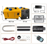 RealG RC-K-2569 Naftový ohrievač 8 kW 12/24 V, Bluetooth, diaľkové ovládanie, LCD displej