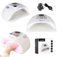 KIK KX2667 Lampa na nehty Sun X26 UV/LED 81 LED, 380 W, bílá
