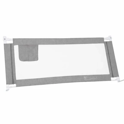 KIK KX2821 Ochranná zábrana na posteľ 140 cm, sivá