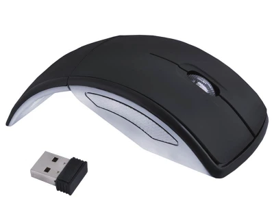 ISO 401 Bezdrátová skládací myš černá