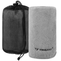Trizand 27783 Rýchloschnúci uterák 120 x 60 cm, sivý