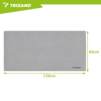 Trizand 27783 Rýchloschnúci uterák 120 x 60 cm, sivý